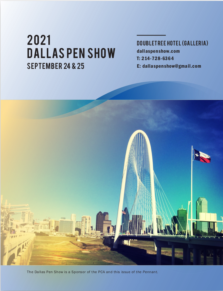 Sponsor Dallas Pen Show Pen Collectors of America